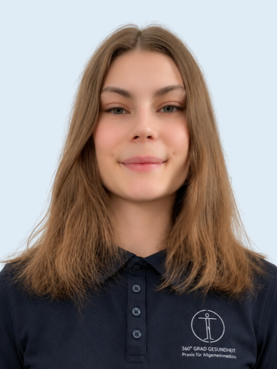 Melina Faßbender, medizinische Fachangestellte in der Hausarztpraxis 360° Gesundheit in Köln